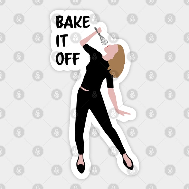 Taylor Swift Inspired Shake it Off Baking Edition Sticker by maya-reinstein